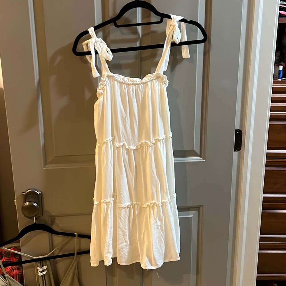 Shein. Size xs white sundress. Has lining which is great.